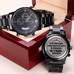 Be on Your Guard (1 Corinthians 1613 NIV) – Men's Watch