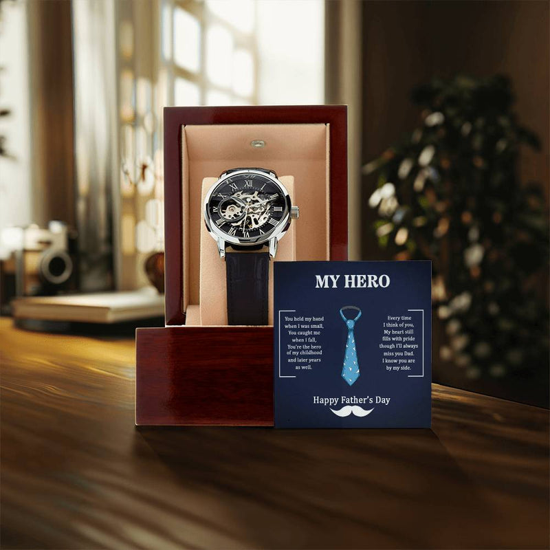My Hero Dad - Openwork Watch