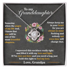 Keep Me In Your Heart - Love Knot Necklace