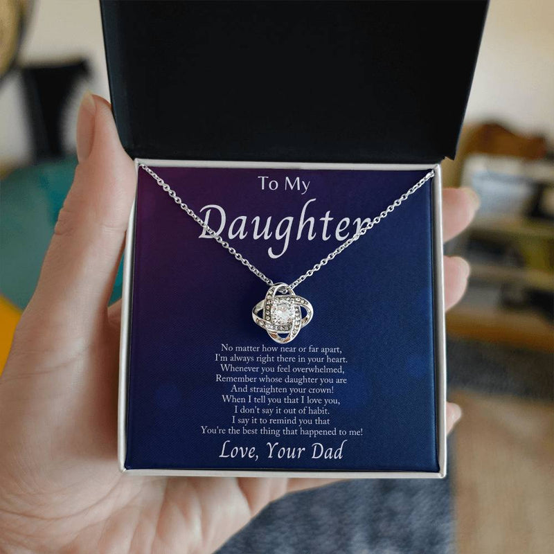 Im Always With You - Love Knot Necklacec